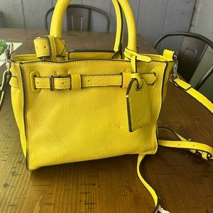 Reed neon yellow satchel